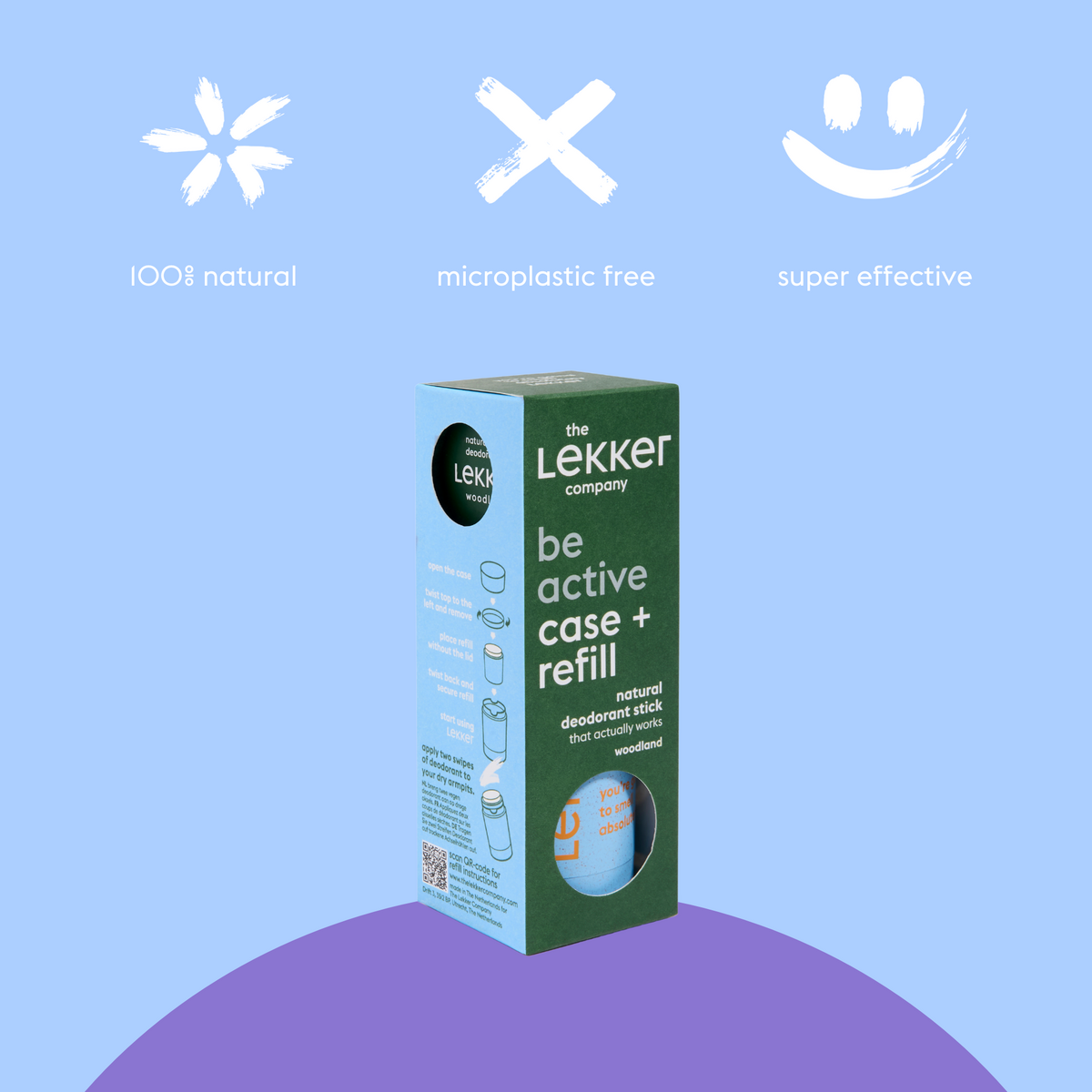Deodorant refill - be active (x8)