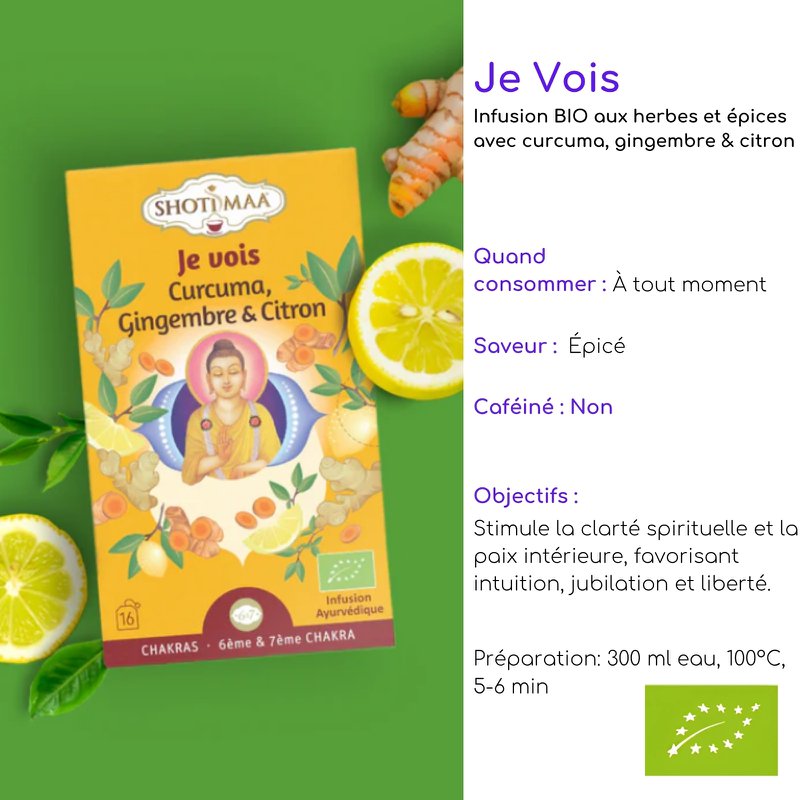 Bio-Kräutertee „I See Chakra“ – Natürliche Energie für Ausgeglichenheit und Wohlbefinden – Fördert spirituelle Klarheit und inneren Frieden