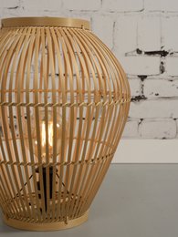Vloerlamp Tuvalu bambú natural, S