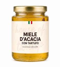 Miele d'acacia avec Tartufo Bianchetto
