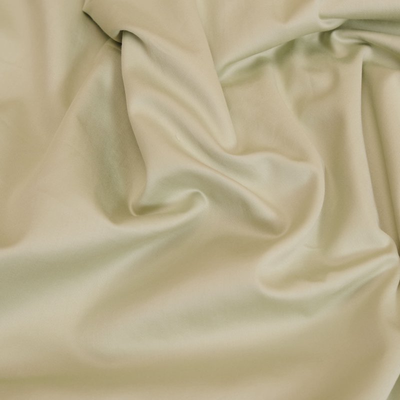 Drap-housse - Satin de coton 400 fils au pouce - Paix de menthe
