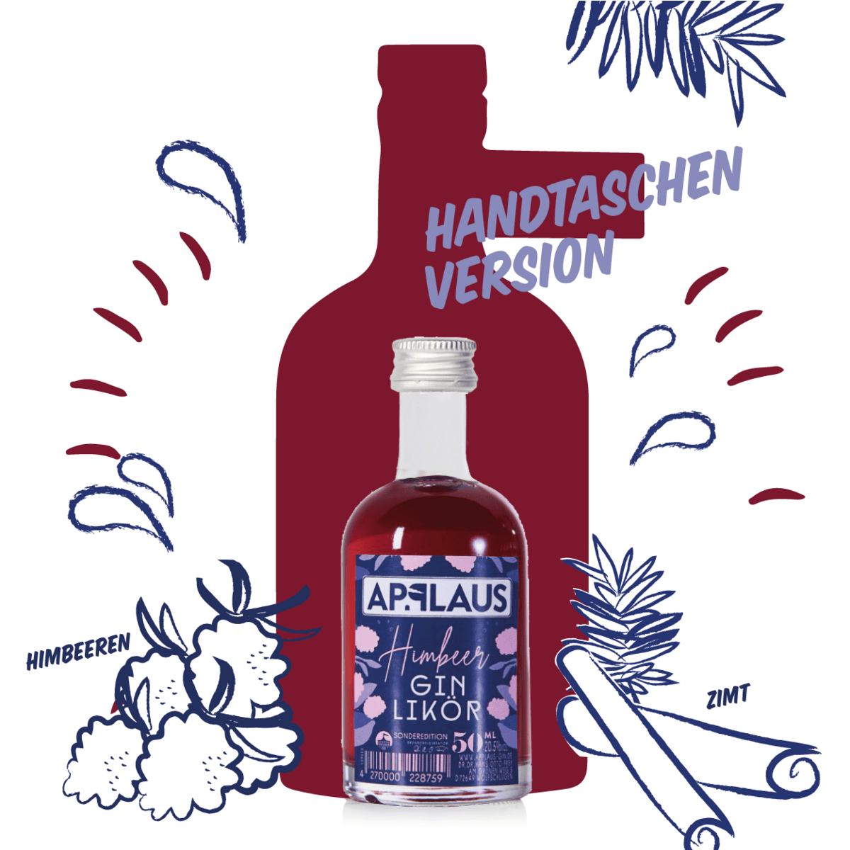 Aplause Miniatures - Likier Malinowy Gin