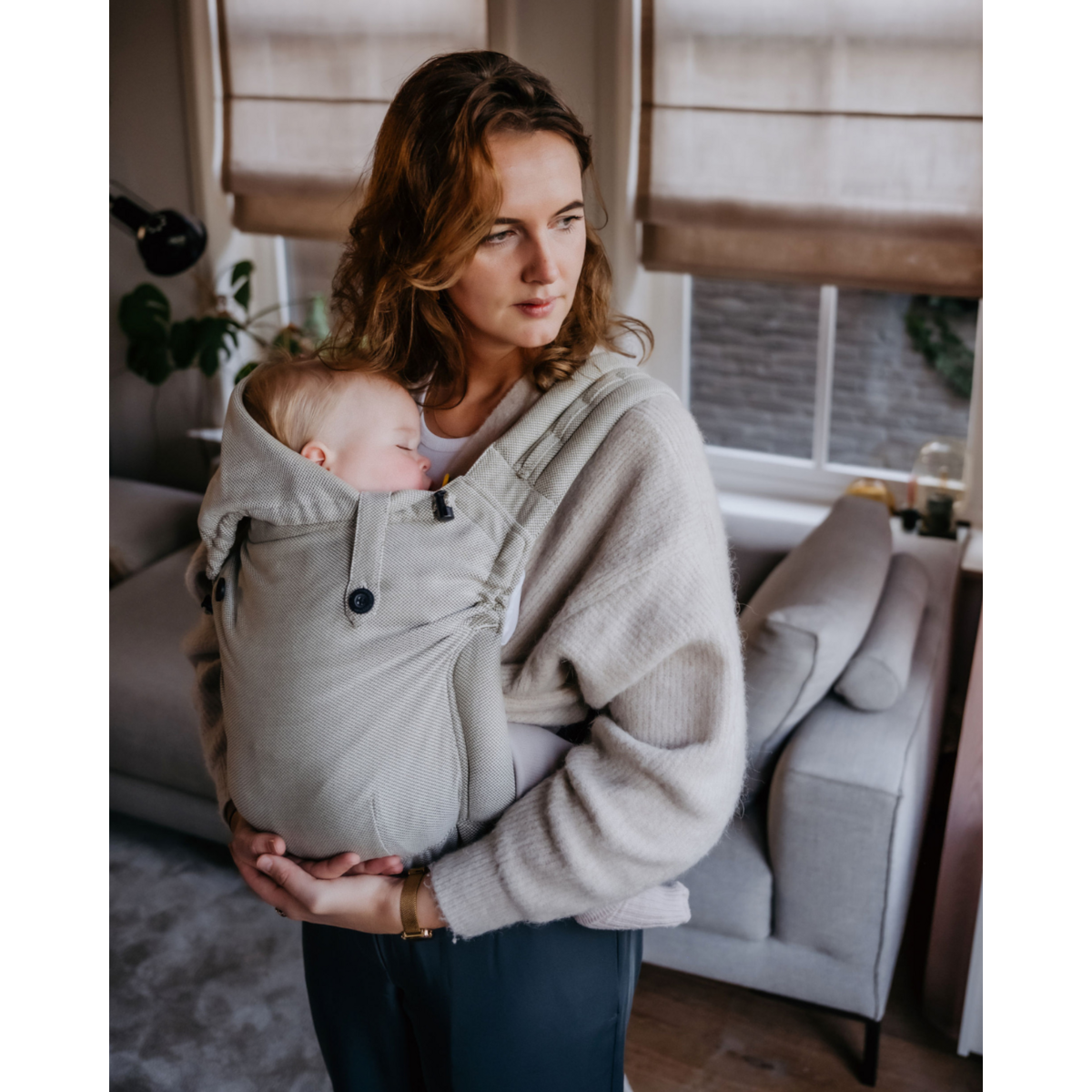 Baby Click & Go + - Olive Baby Carrier