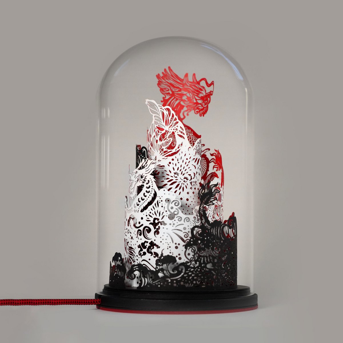 Spiro Dragon lamp (gigantische uitvoering)