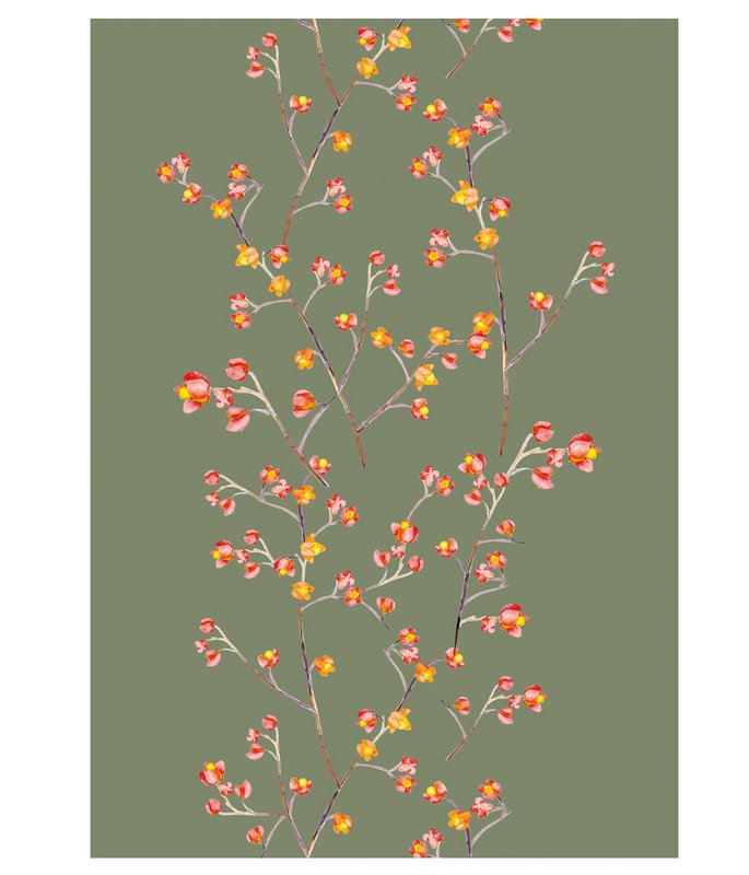 Kitchen Towel Branches Moss