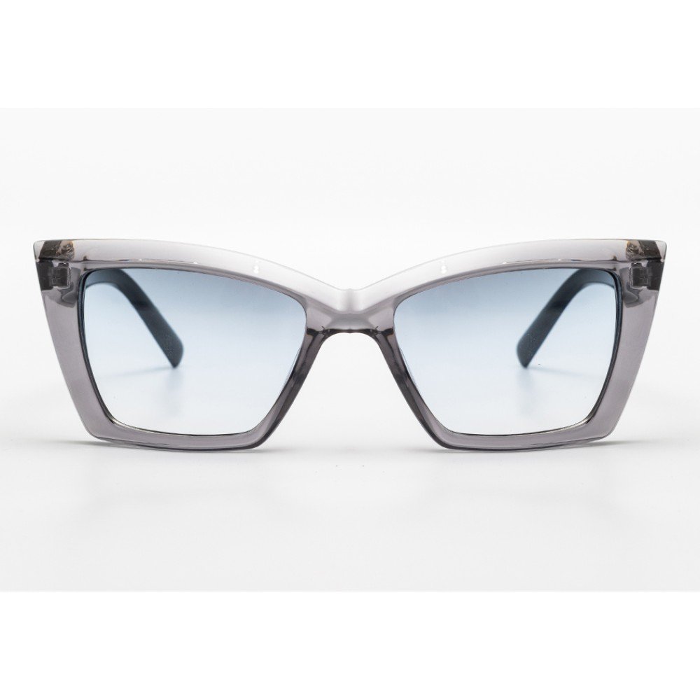 Gafas de sol cuadradas transparentes grises degradado – UV400 | Gafas modernas