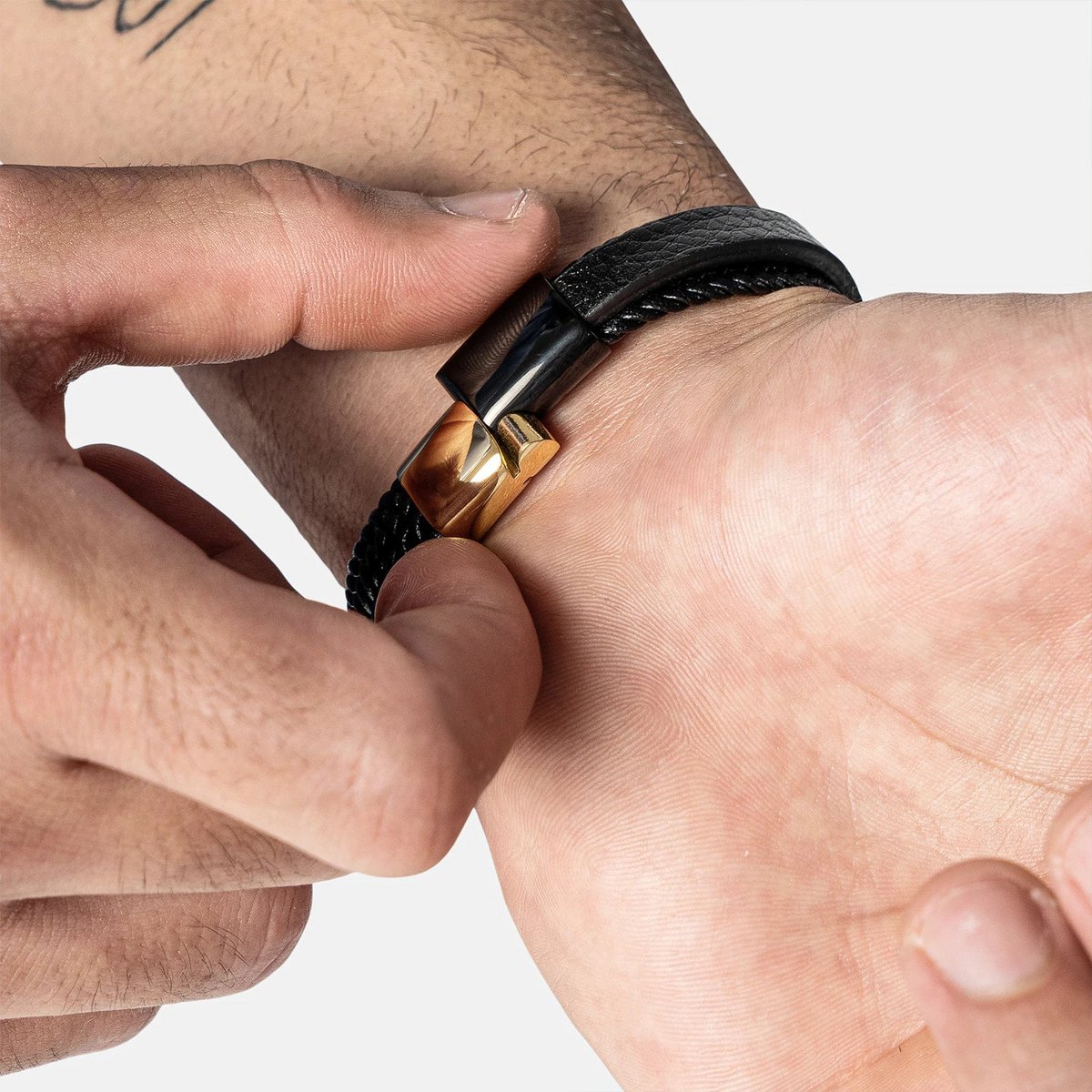 Bracelet en cuir "Gloire"