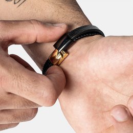 Læderarmbånd "Glory"