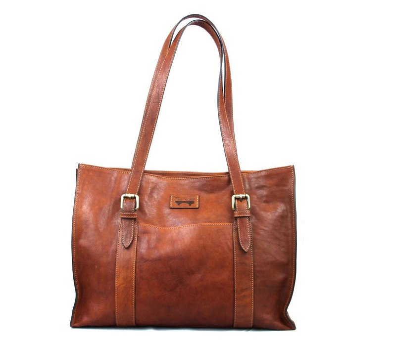 Leather lady bag 40 cm lenght x 28 cm height