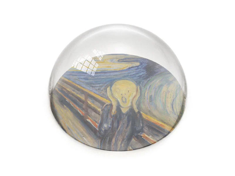 Glass Dome, Munch, The scream
