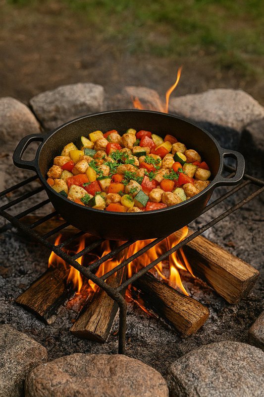 Støbejern serverer pan ø 28 x 6 cm - grill pan støbejern til hver grill - sort