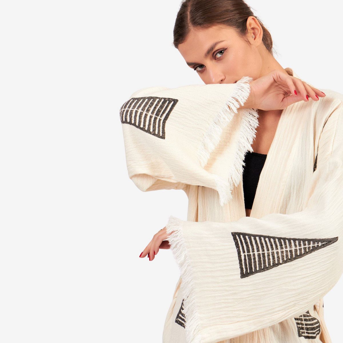 Pyramidenlanger Kimono