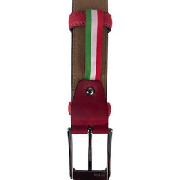 Monogramm Ledergürtel | Echtes Leder | Herren & Damengürtel | 3,5 cm | 8 Farben