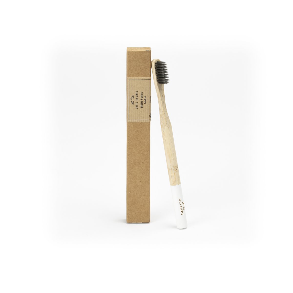 Bamboo Toothbrush Adult White Medium