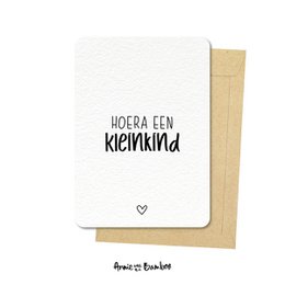 Postkort - Hurra et barnebarn