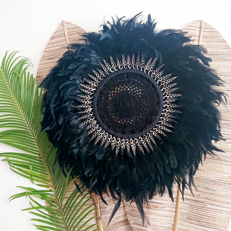JUJUHAT MACRAME, schwarz - 50 cm