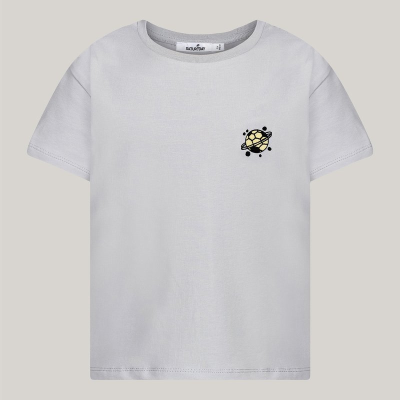 T-shirt lavet af bomuld med fodboldbroderi