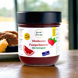 Fruit spread SUGAR-FREE raspberry grapefruit 76% fruits