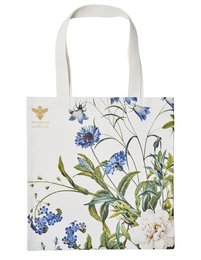 Organic tote bag - Blue Flower Garden JL