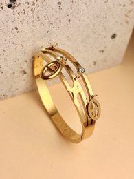Stål charme stang armbånd