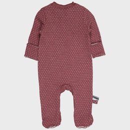 OrganicEra Organic Baby Footed Sleepsuit, Bordeaux
