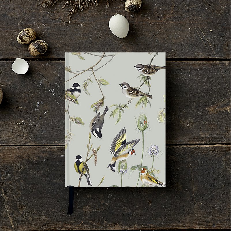 NOTEBOOK - BIRDS, recycled paper