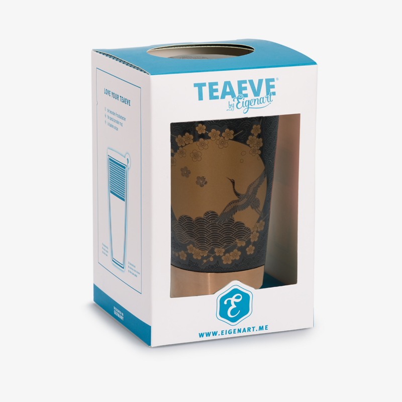 tasse en porcelaine TEAEVE "Komorebi" anthracite