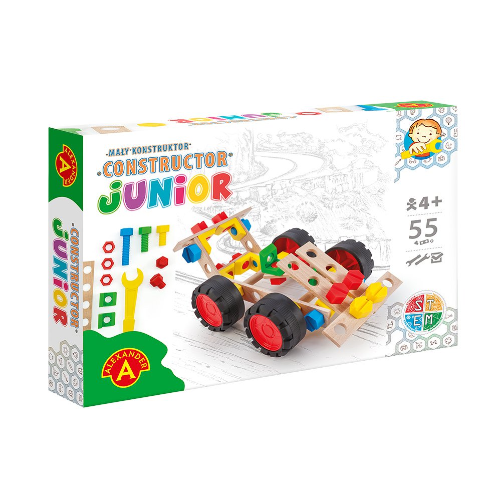 Konstruktor-Junior-Rennwagen aus Hout- 55 Teilen