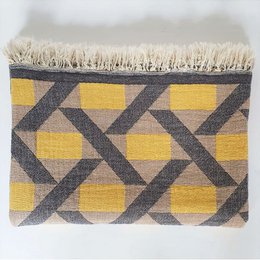 Manta Camden de jacquard de algodón suave