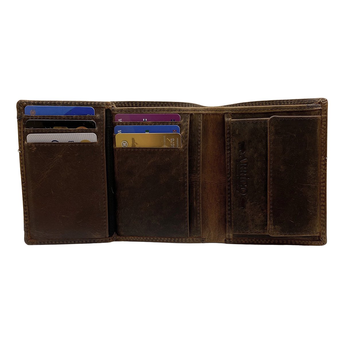 Portfel Męski - Portfel Męski - Arrigo Portfel - Model portfela w 3 kolorach Buffalo Leather