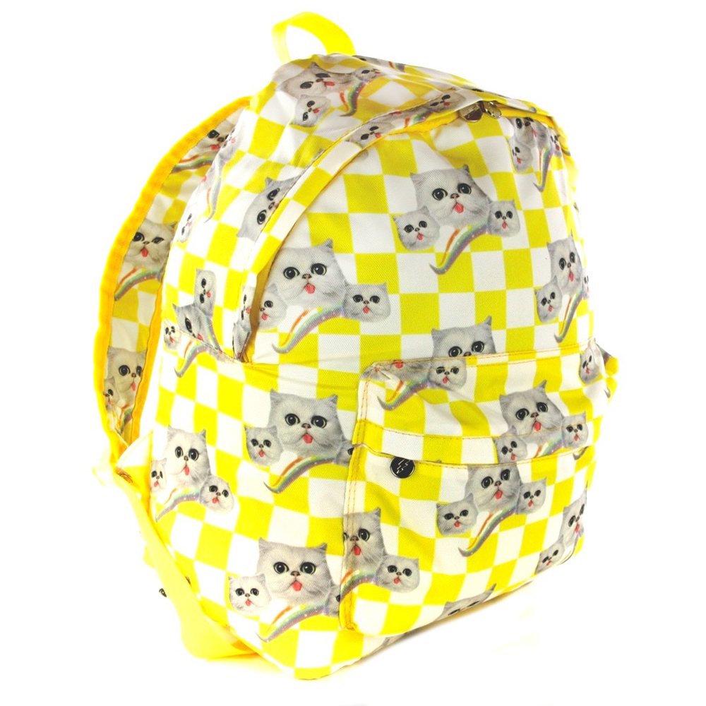 Mochila XL Gato amarillo (Yellow Catblocks)