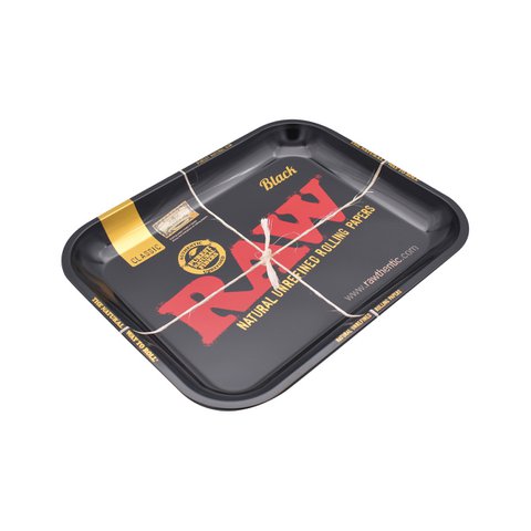 Klein RAW zwart metalen bord