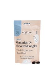 Hair and nails gummies without sugar, 1 month supply, dietary supplement for hair and nail health.