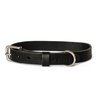 No Fuss Halsband Hundeleder Schwarz