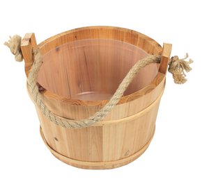 Houten emmer (Sauna/Drankjes)