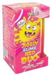 Tuban Slime - Jiggly Slime - Neo Duo - Geel En Roze 430g