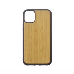 iPhone 11 Hoesje van TPU en Bamboe Hout