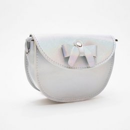 Louise Neon silver gray shoulder bag