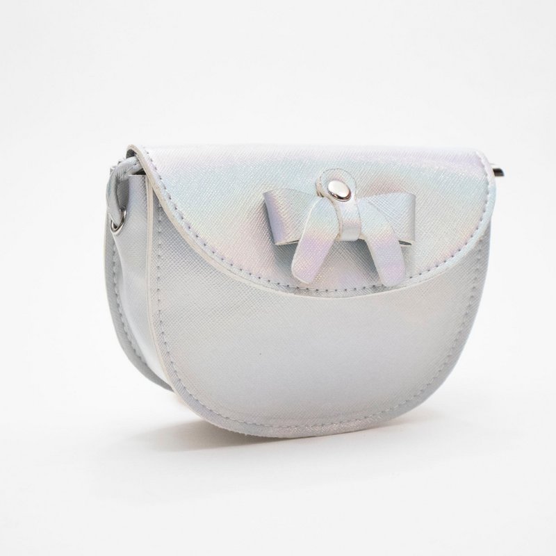 Louise Neon silver gray shoulder bag