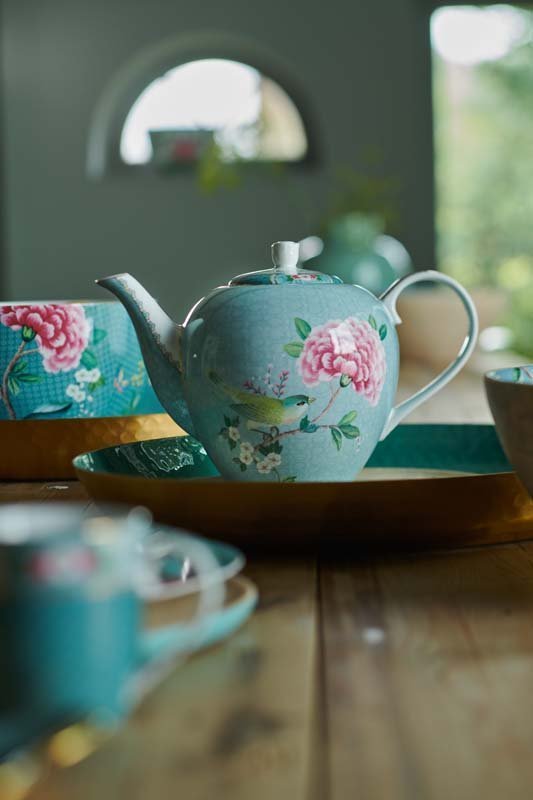 Mug Large Blushing Birds Blue 350ml