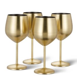 Vino in vetro oro matt 4x50cl