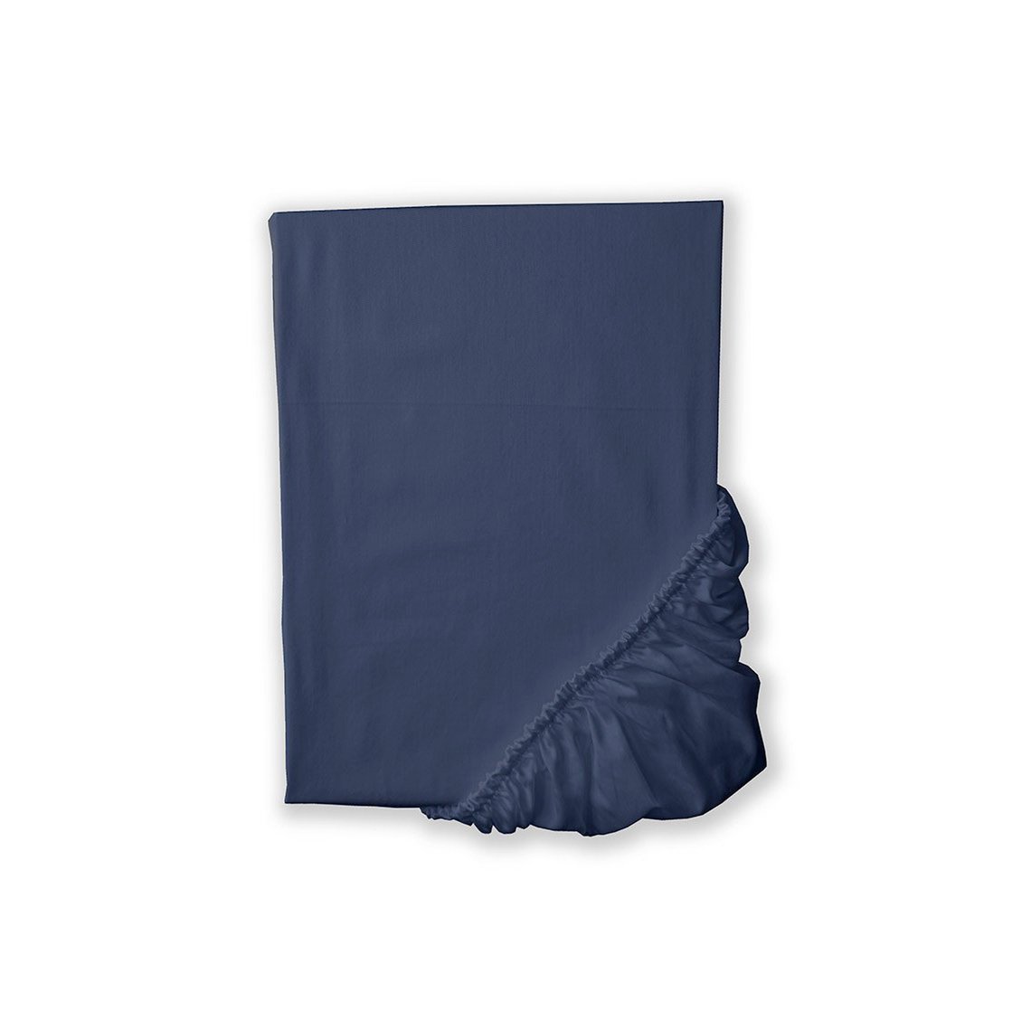 Satin dæklag Solid Oxford Blue