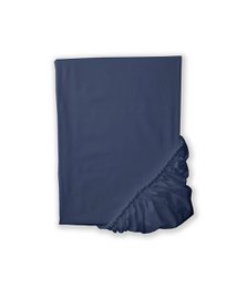 Satynowe prześcieradło Solid Oxford Blue