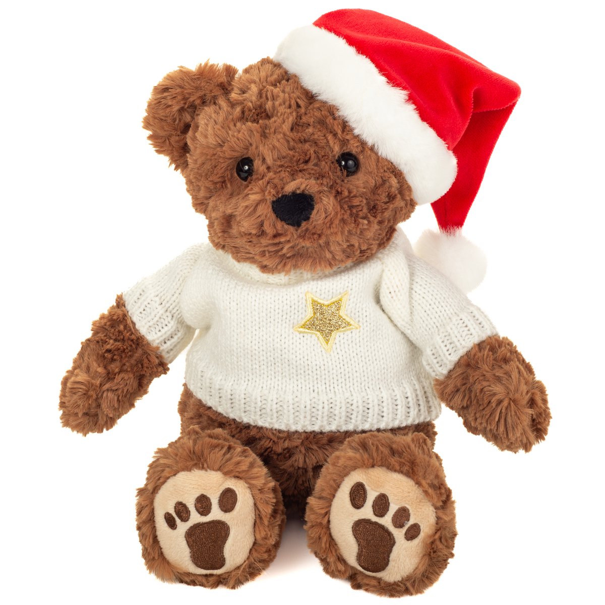Christmas Steddy with sweater 30 cm - plush toy - soft toy