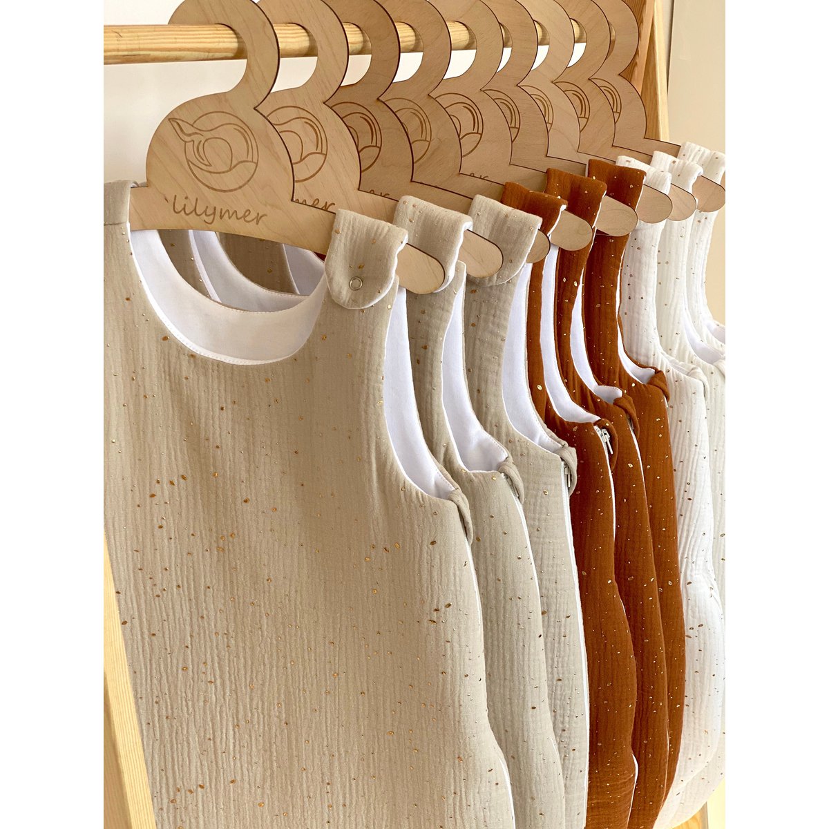 100 % coton certifié OEKO -TEX | Gigoteuse douillette nouveau-né I Écharpe de couchage I Essentiels nouveau-né