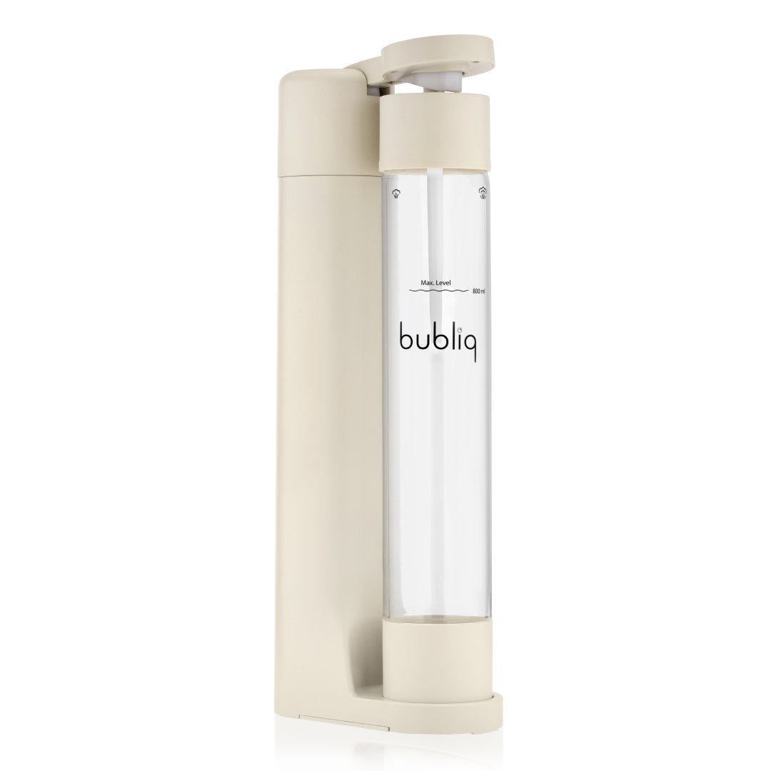 Beige bubliq drink carbonator