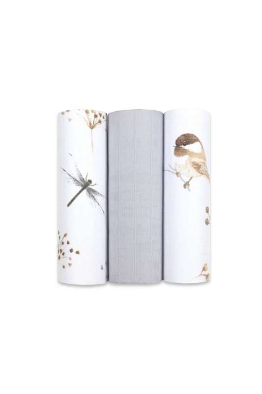 BIRDS muslin diapers - 3 pcs.