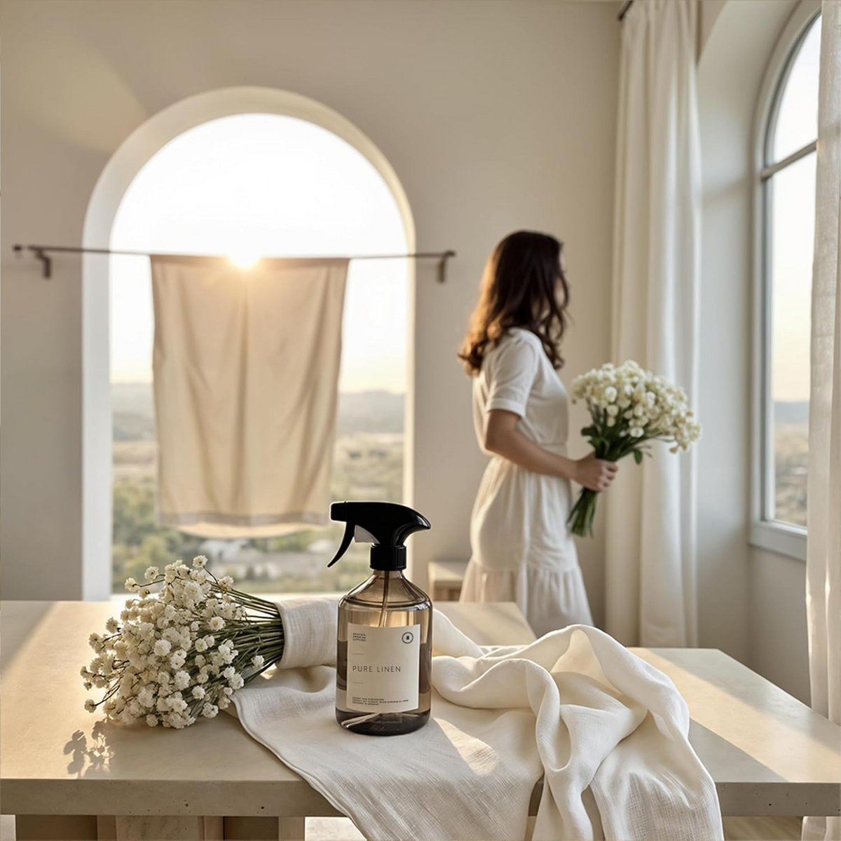 Pure Linen Room Spray 500ml – Fresh Linen & Cotton