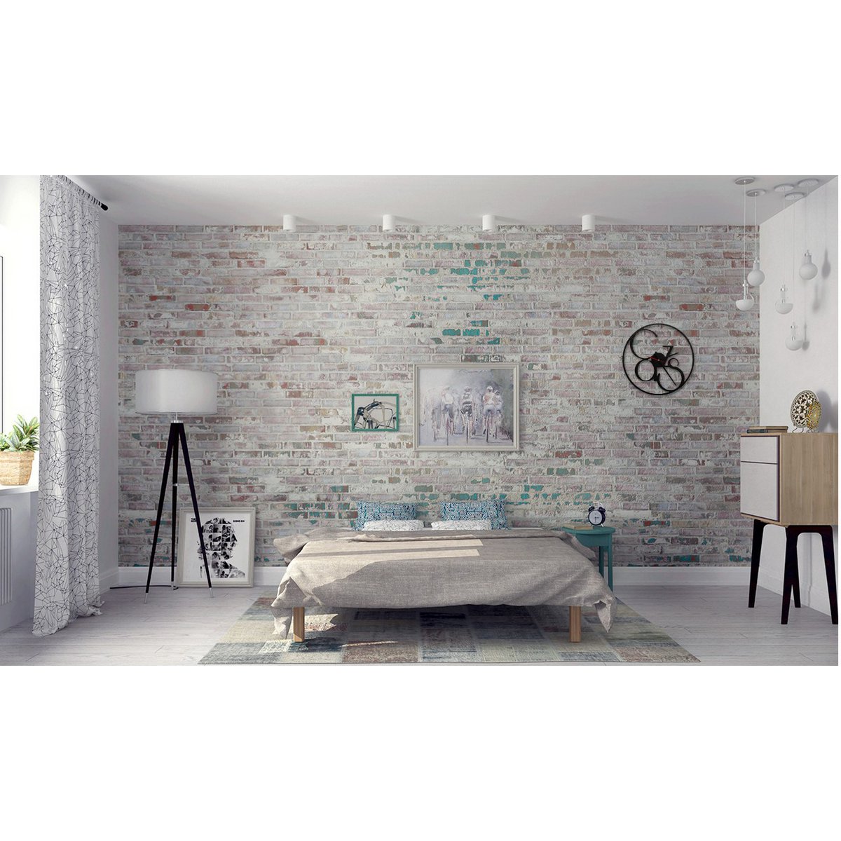 Temps d'horloge mural Decorzzly®