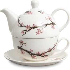 Edo Tea for One set, Sakura, giftbox